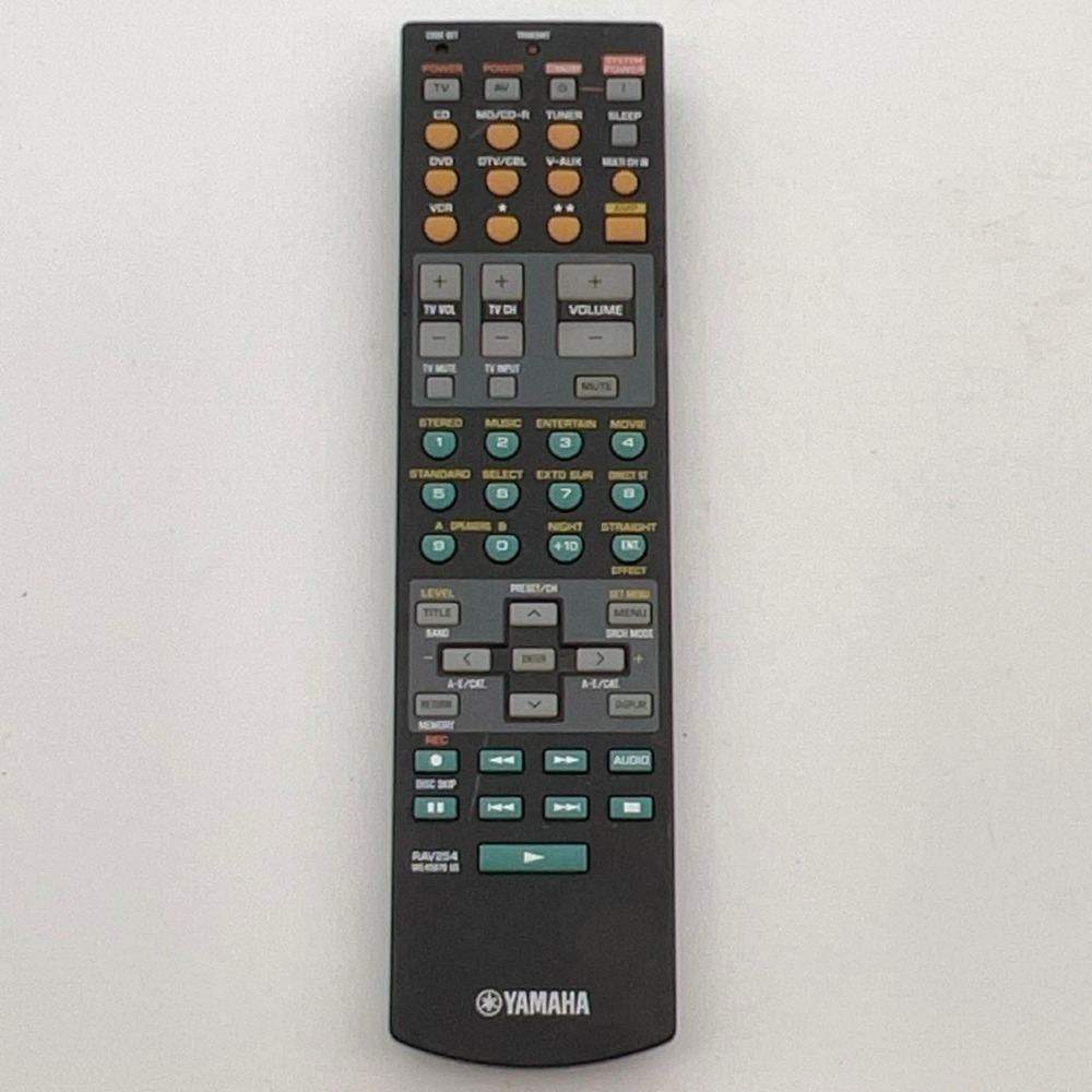 Yamaha RAV254 WE45870‎ US AV Receiver Remote Control Black EUC